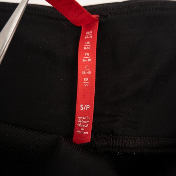 SPANX black leggings w/sheen size S - Picture 4 of 9